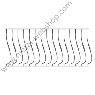 Kovácsoltvas korlát