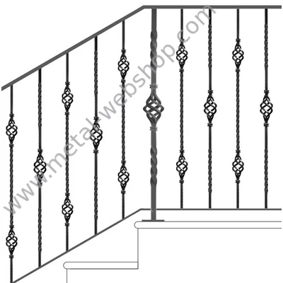 Kovácsoltvas korlát