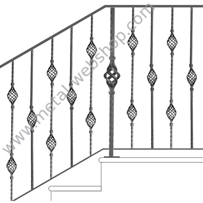 Kovácsoltvas korlát