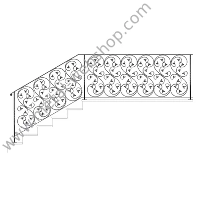 Kovácsoltvas korlát