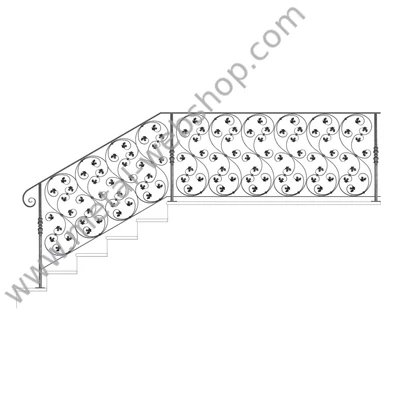 Kovácsoltvas korlát