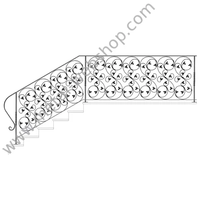 Kovácsoltvas korlát