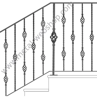 Kovácsoltvas korlát