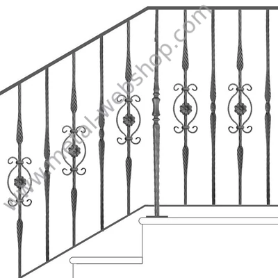 Kovácsoltvas korlát