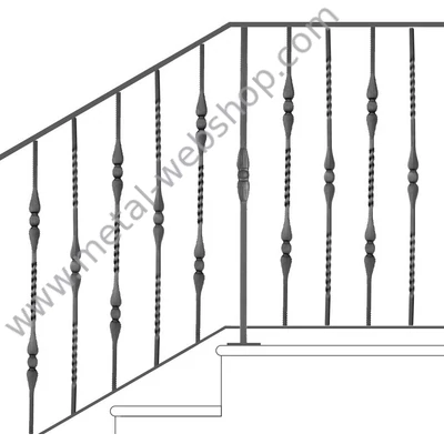 Kovácsoltvas korlát