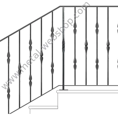 Kovácsoltvas korlát
