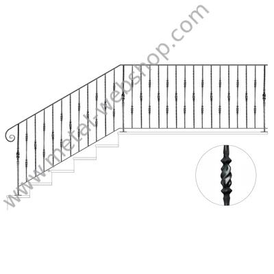 Kovácsoltvas korlát