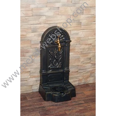 FIRENZE falikút, fekete és arany antik