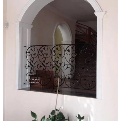 Barokk elem, mángorolt laposacélból (103/A)